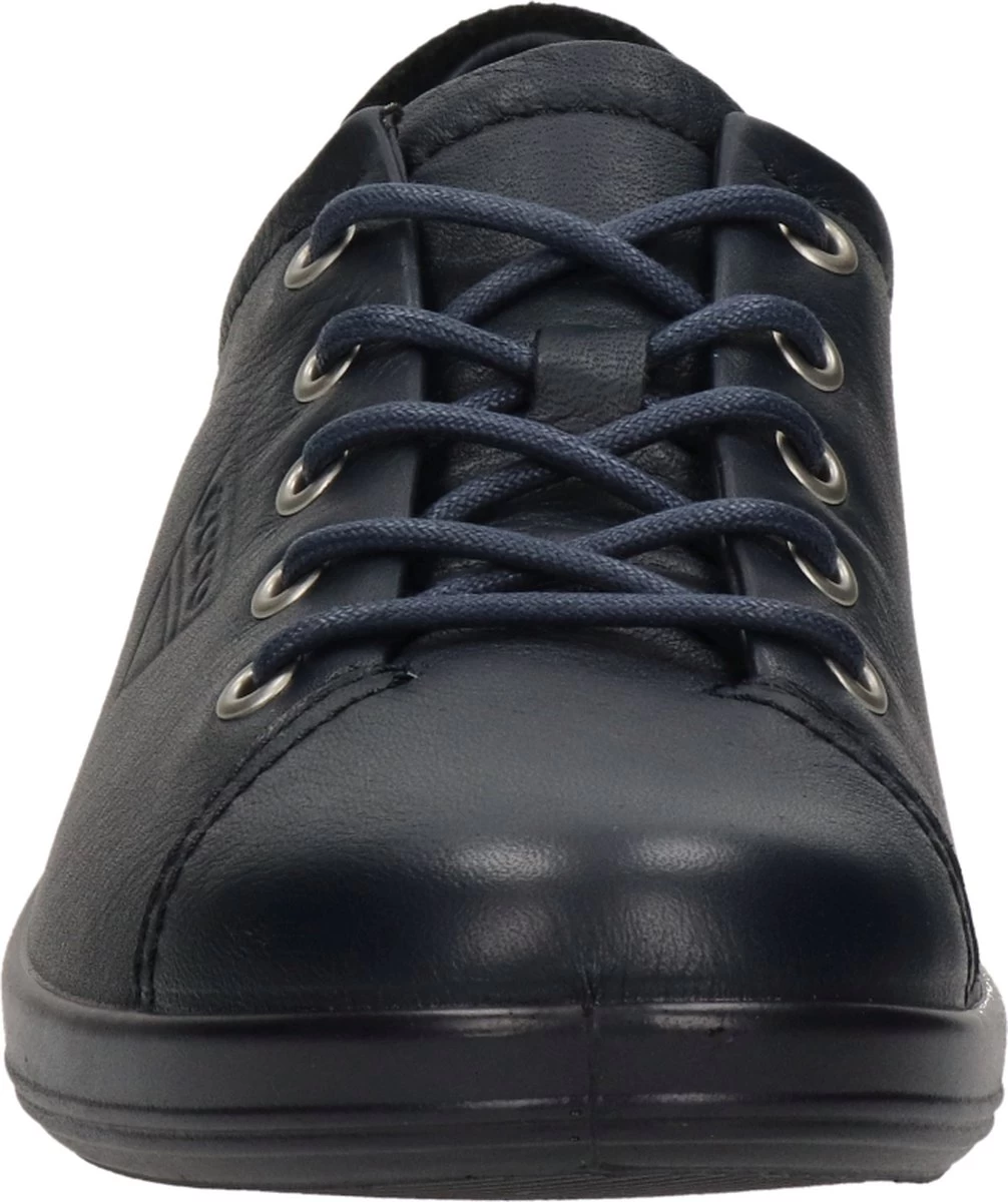 ECCO Soft Classic Leren Dames Veterschoenen - Blauw - Maat 39 - Echt Leer - Uitneembare Zool 12 ECCO Soft Classic Leren Dames Veterschoenen - Blauw - Maat 39 - Echt Leer - Uitneembare Zool - Afbeelding 12