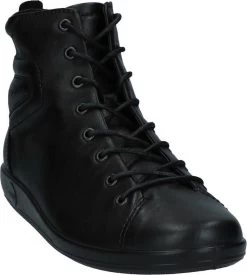 ECCO SOFT 2.0 Dames Veterboot - Zwart - Maat 38 -ECCO Schoenenhemel 1077x1200 1