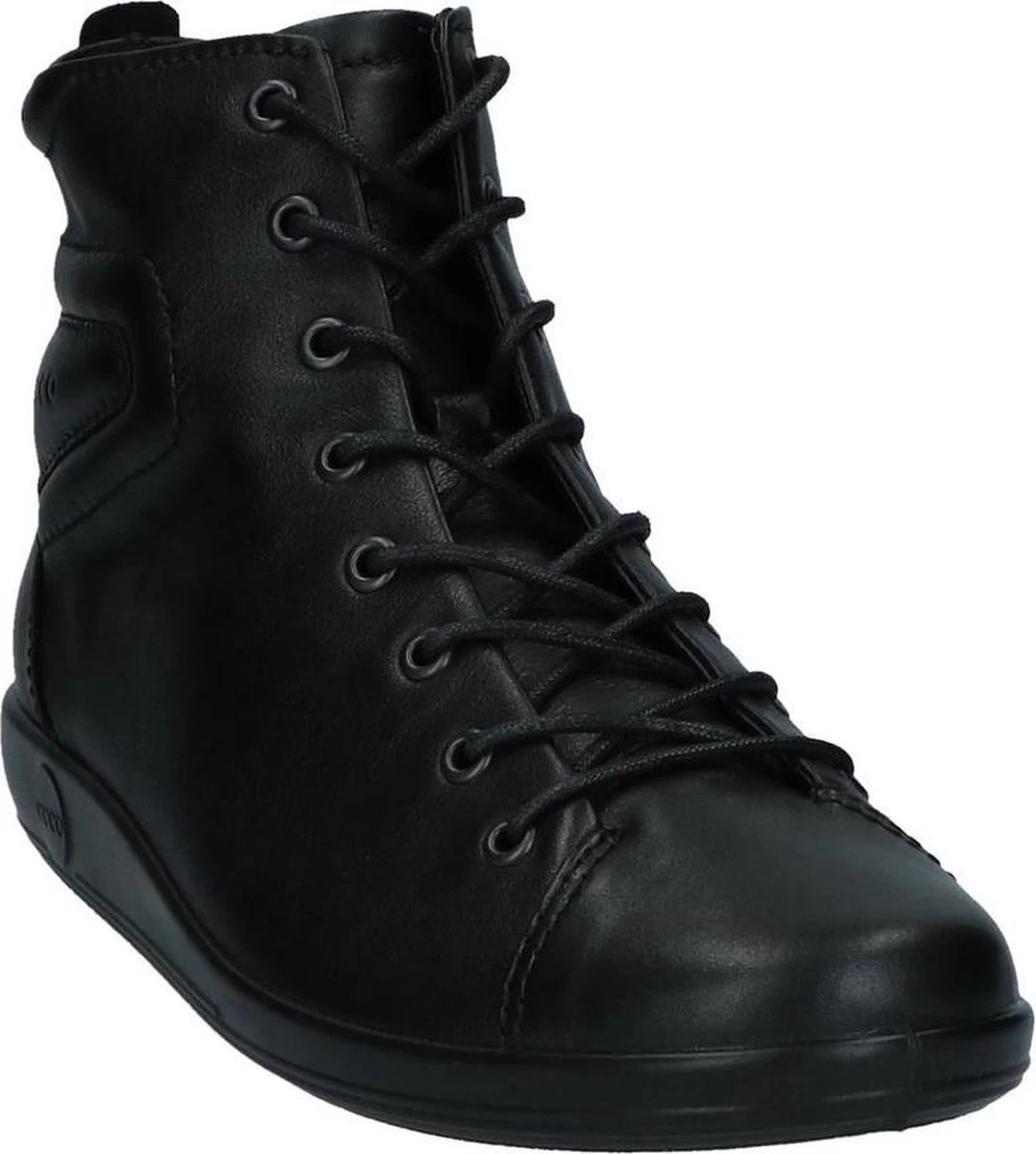 ECCO SOFT 2.0 Dames Veterboot - Zwart - Maat 39 8 ECCO SOFT 2.0 Dames Veterboot - Zwart - Maat 39 - Afbeelding 8