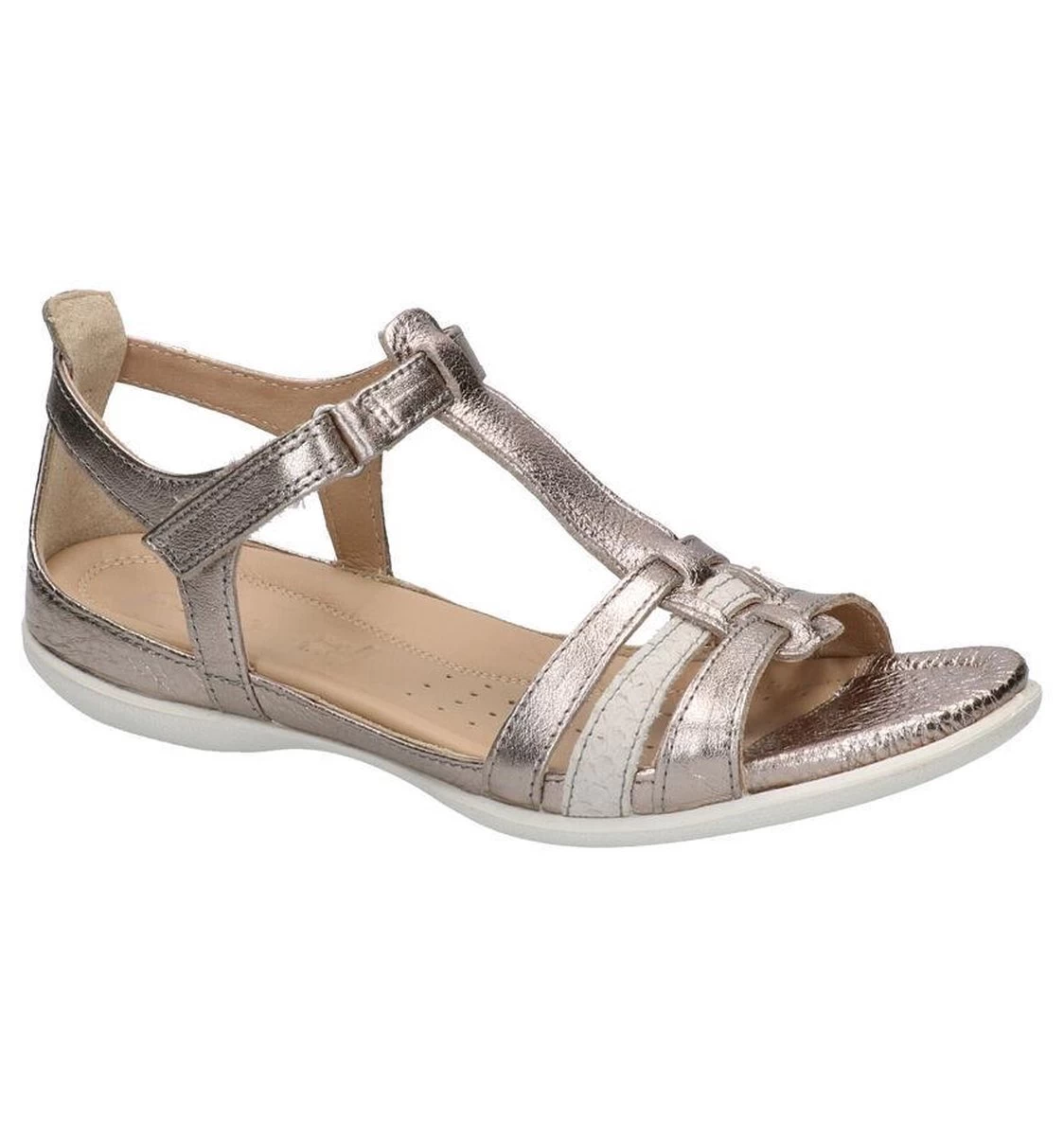 ECCO Flash Dames Sandalen - Goud - Maat 42 14 ECCO Flash Dames Sandalen - Goud - Maat 42 - Afbeelding 14