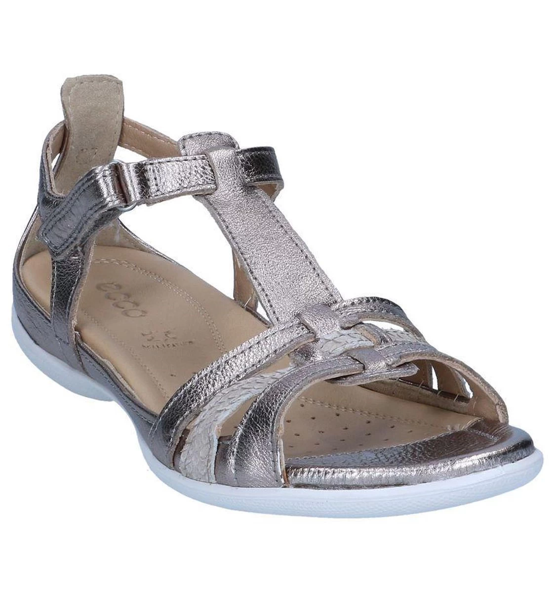 ECCO Flash Dames Sandalen - Goud - Maat 42 18 ECCO Flash Dames Sandalen - Goud - Maat 42 - Afbeelding 18