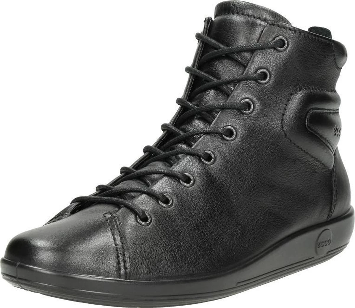 ECCO SOFT 2.0 Dames Veterboot - Zwart - Maat 39 12 ECCO SOFT 2.0 Dames Veterboot - Zwart - Maat 39 - Afbeelding 12