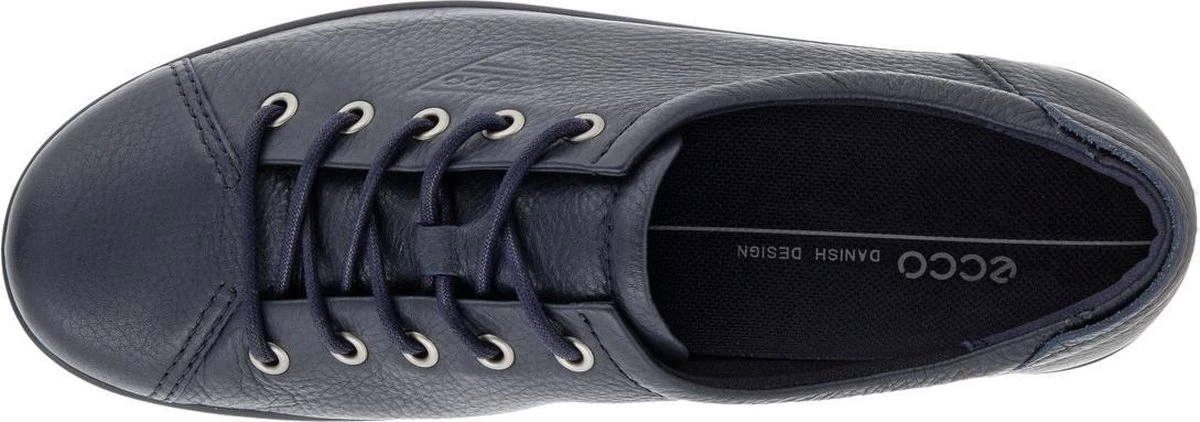 ECCO Soft Classic Leren Dames Veterschoenen - Blauw - Maat 39 - Echt Leer - Uitneembare Zool 17 ECCO Soft Classic Leren Dames Veterschoenen - Blauw - Maat 39 - Echt Leer - Uitneembare Zool - Afbeelding 17