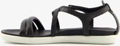 Ecco Simpil Leren Dames Sandalen - Zwart - Maat 40 -ECCO Schoenenhemel 1200x466