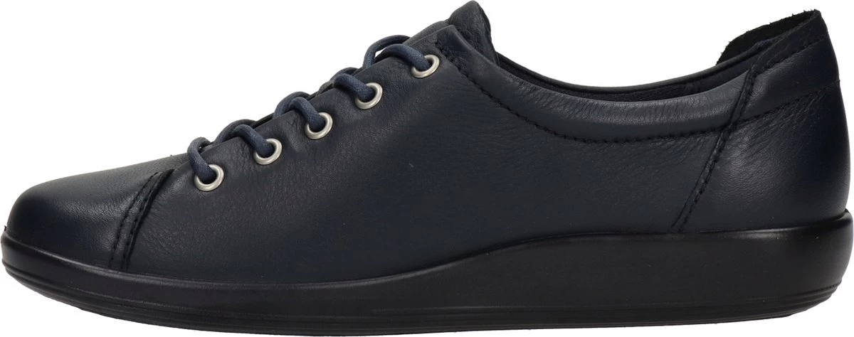 ECCO Soft Classic Leren Dames Veterschoenen - Blauw - Maat 39 - Echt Leer - Uitneembare Zool 13 ECCO Soft Classic Leren Dames Veterschoenen - Blauw - Maat 39 - Echt Leer - Uitneembare Zool - Afbeelding 13