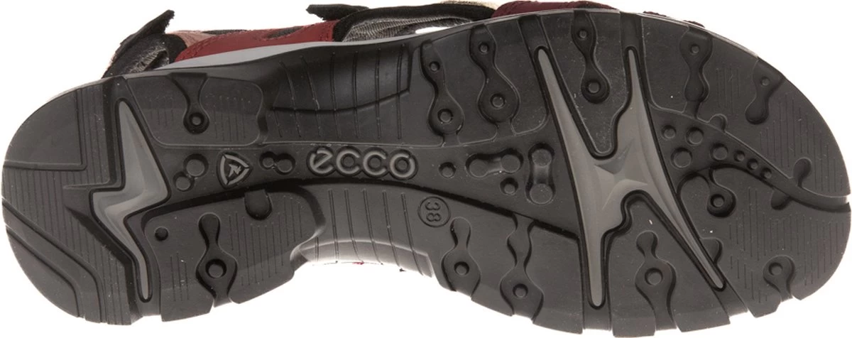 Ecco 822083 60406 Rood-roze Klit Sandaal Maat 41 4 Ecco 822083 60406 Rood-roze Klit Sandaal Maat 41 - Afbeelding 4