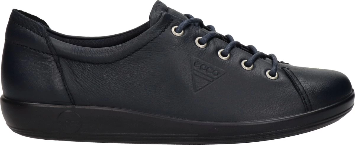 ECCO Soft Classic Leren Dames Veterschoenen - Blauw - Maat 39 - Echt Leer - Uitneembare Zool 14 ECCO Soft Classic Leren Dames Veterschoenen - Blauw - Maat 39 - Echt Leer - Uitneembare Zool - Afbeelding 14