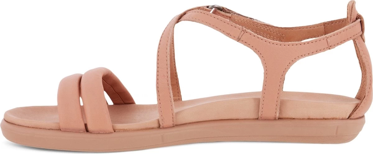 ECCO Simpil Leren Dames Sandalen - Beige - Maat 38 8 ECCO Simpil Leren Dames Sandalen - Beige - Maat 38 - Afbeelding 8
