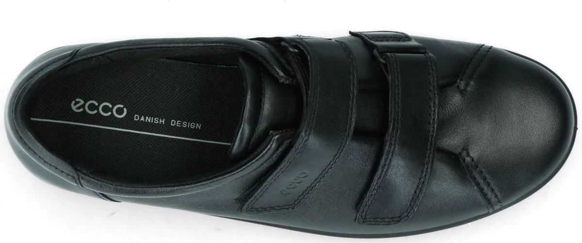 ECCO Soft 2.0 Dames Klittenbandschoen - Zwart - Maat 37 2 ECCO Soft 2.0 Dames Klittenbandschoen - Zwart - Maat 37 - Afbeelding 2