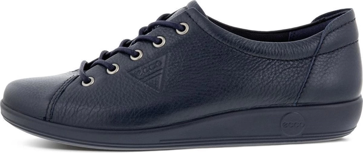 ECCO Soft Classic Leren Dames Veterschoenen - Blauw - Maat 39 - Echt Leer - Uitneembare Zool 16 ECCO Soft Classic Leren Dames Veterschoenen - Blauw - Maat 39 - Echt Leer - Uitneembare Zool - Afbeelding 16