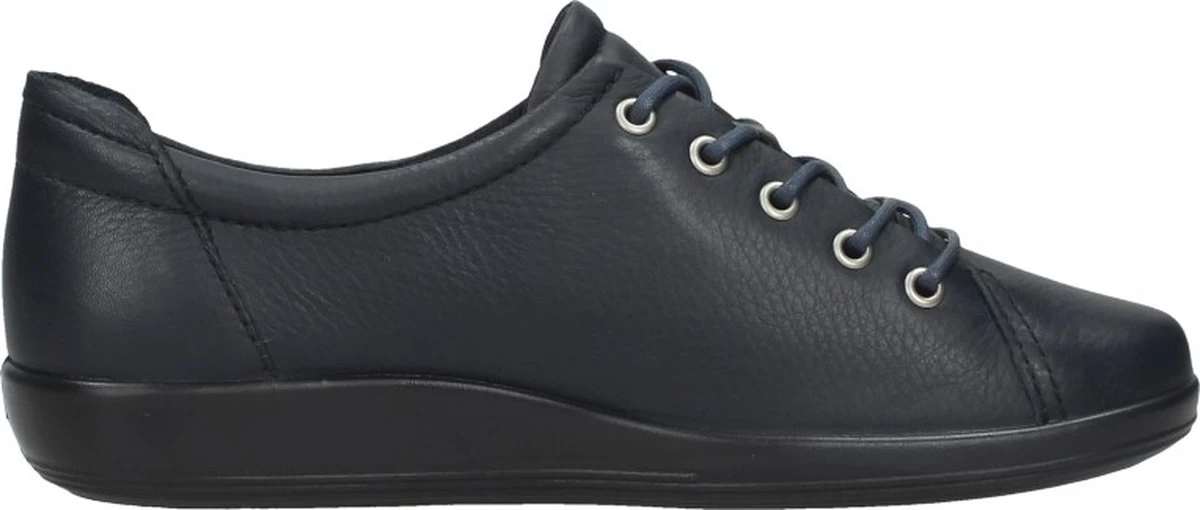 ECCO Soft Classic Leren Dames Veterschoenen - Blauw - Maat 39 - Echt Leer - Uitneembare Zool 7 ECCO Soft Classic Leren Dames Veterschoenen - Blauw - Maat 39 - Echt Leer - Uitneembare Zool - Afbeelding 7