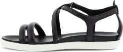 Ecco Simpil Leren Dames Sandalen - Zwart - Maat 40 -ECCO Schoenenhemel 1200x513