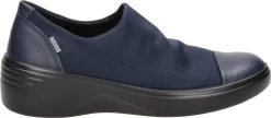 Ecco Soft 7 Wedge Instappers Blauw - Maat 39