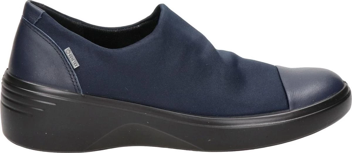 Ecco Soft 7 Wedge Instappers Blauw - Maat 39 1 Ecco Soft 7 Wedge Instappers Blauw - Maat 39