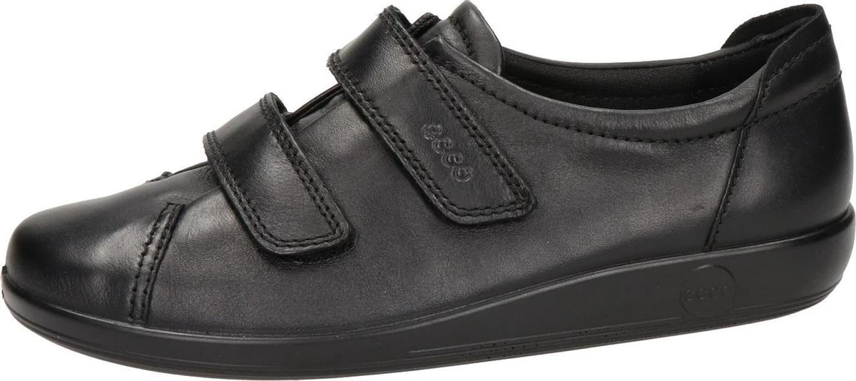 ECCO Soft 2.0 Dames Klittenbandschoen - Zwart - Maat 37 4 ECCO Soft 2.0 Dames Klittenbandschoen - Zwart - Maat 37 - Afbeelding 4