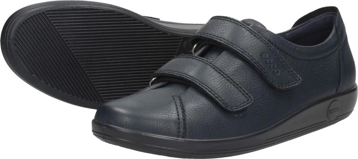 Ecco Soft 2.0 Sneakers Blauw Leer - Dames - Maat 39 6 Ecco Soft 2.0 Sneakers Blauw Leer - Dames - Maat 39 - Afbeelding 6