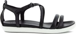 Ecco Simpil Leren Dames Sandalen - Zwart - Maat 40 -ECCO Schoenenhemel 1200x535