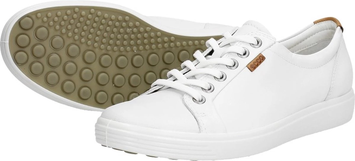 ECCO Soft 7 Dames Sneaker - Wit - Maat 42 8 ECCO Soft 7 Dames Sneaker - Wit - Maat 42 - Afbeelding 8