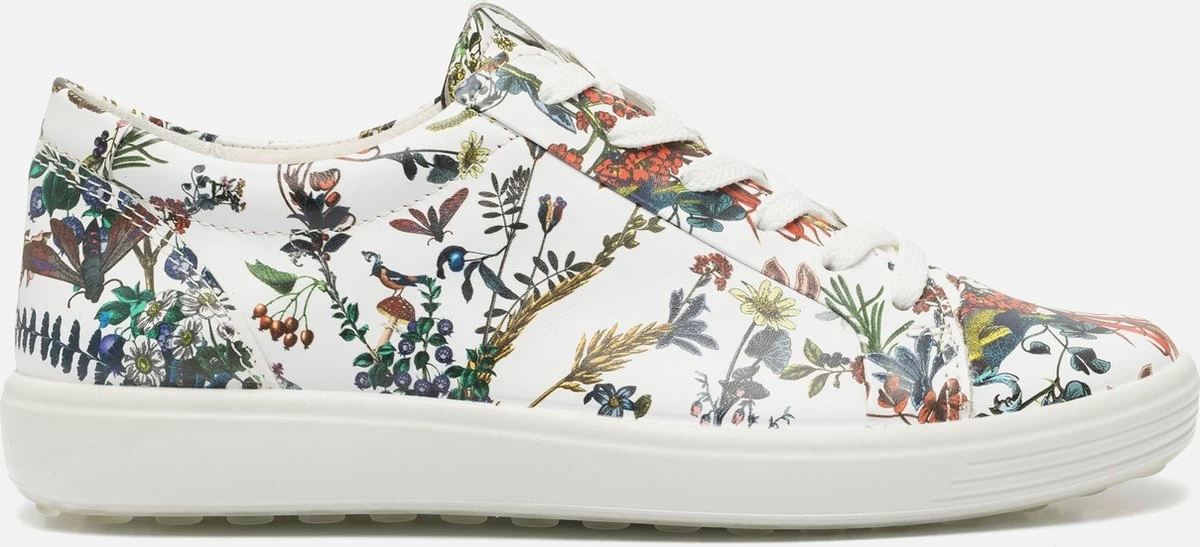 Ecco Soft 7 W Veterschoenen Wit Textiel - Maat 36 5 Ecco Soft 7 W Veterschoenen Wit Textiel - Maat 36 - Afbeelding 5