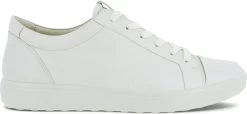 Ecco Soft 7 Sneakers Wit Leer - Dames - Maat 36