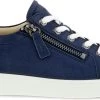 Ecco Soft 7 W Veterschoenen Blauw Textiel - Dames - Maat 40