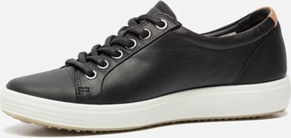 Ecco Soft 7 W Sneakers Zwart Leer - Dames - Maat 42 3 Ecco Soft 7 W Sneakers Zwart Leer - Dames - Maat 42 - Afbeelding 3