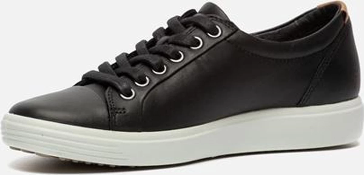 Ecco Soft 7 W Sneakers Zwart Leer - Dames - Maat 42 4 Ecco Soft 7 W Sneakers Zwart Leer - Dames - Maat 42 - Afbeelding 4