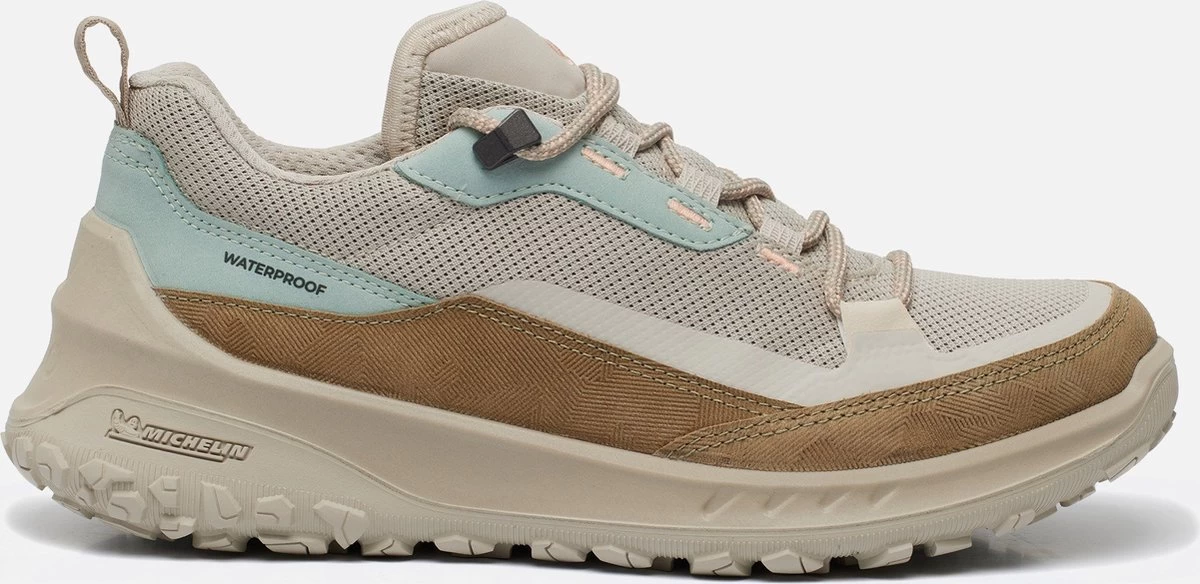 Ecco ULT-TRN Waterproof Sneakers Beige Nubuck - Dames - Maat 38 1 Ecco ULT-TRN Waterproof Sneakers Beige Nubuck - Dames - Maat 38