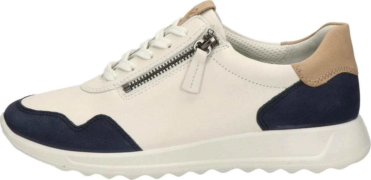 Ecco Flexure Runner Sneakers Wit Leer - Dames - Maat 40 2 Ecco Flexure Runner Sneakers Wit Leer - Dames - Maat 40 - Afbeelding 2