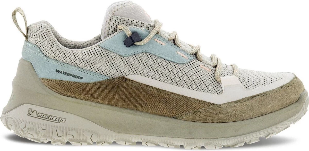 Ecco ULT-TRN Waterproof Sneakers Beige Nubuck - Dames - Maat 38 6 Ecco ULT-TRN Waterproof Sneakers Beige Nubuck - Dames - Maat 38 - Afbeelding 6