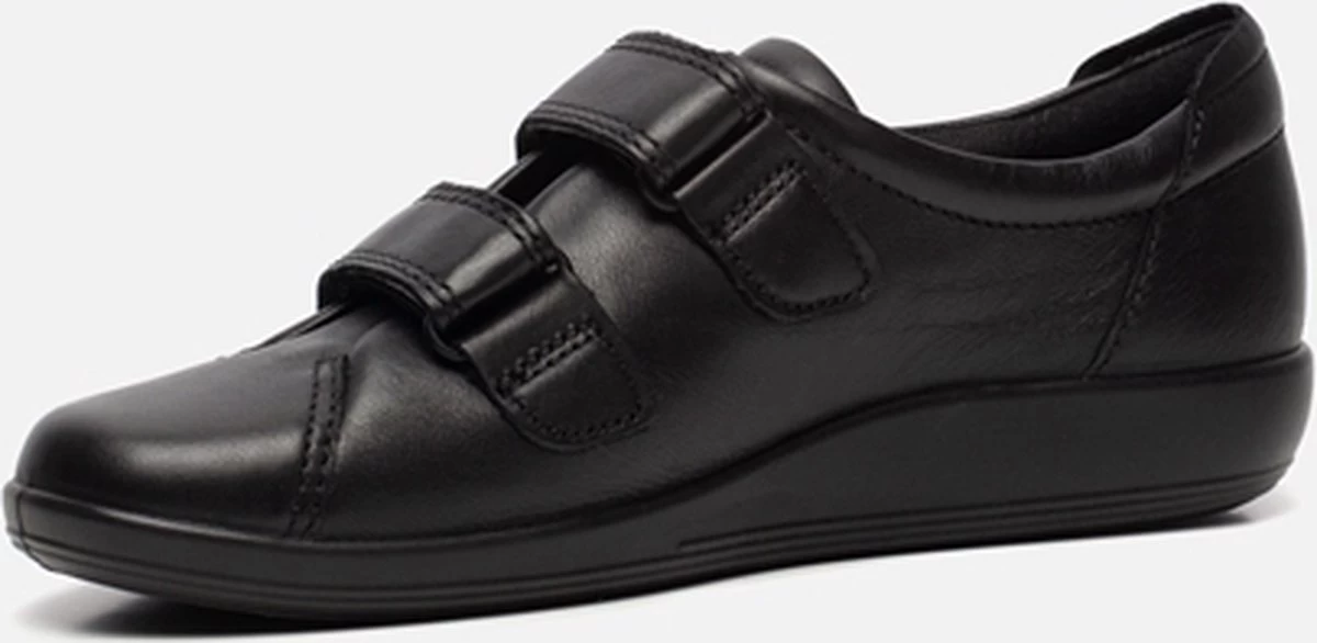 ECCO Soft 2.0 Dames Klittenbandschoen - Zwart - Maat 40 7 ECCO Soft 2.0 Dames Klittenbandschoen - Zwart - Maat 40 - Afbeelding 7