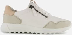 Ecco Flexure Runner W Sneakes Wit Leer - Dames - Maat 39