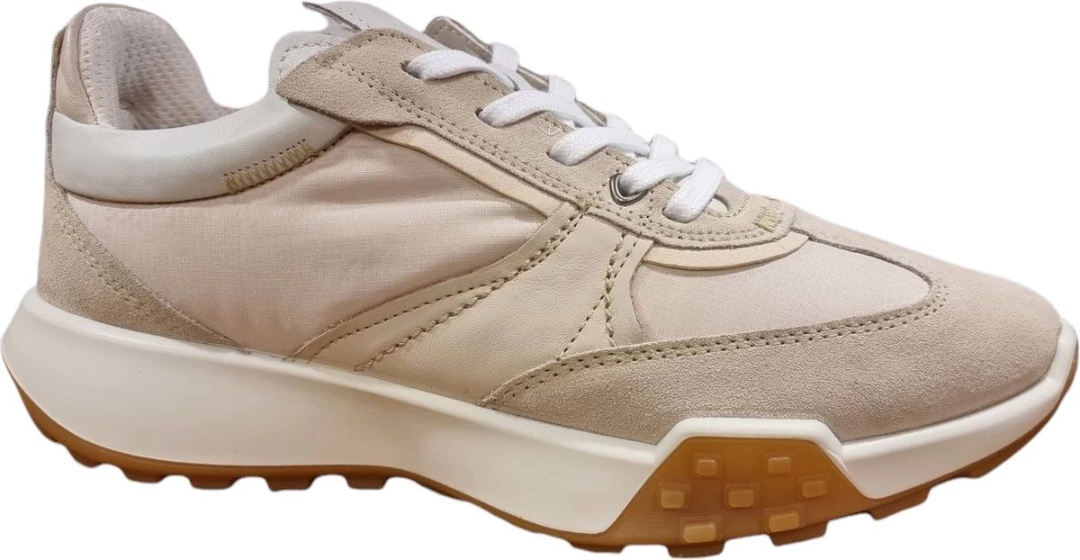 Ecco Retro Dames Lage Sneaker - Ecru - Maat 39 3 Ecco Retro Dames Lage Sneaker - Ecru - Maat 39 - Afbeelding 3