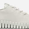 Ecco Gruuv W Sneakers Wit Imitatieleer - Dames - Maat 36