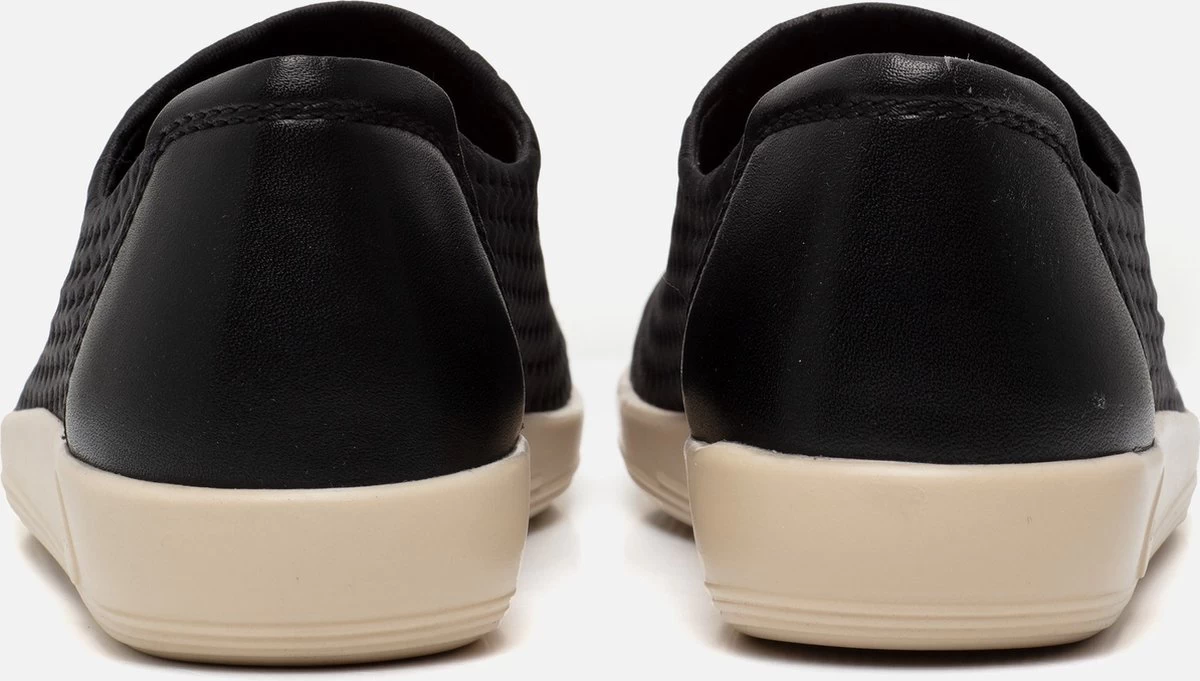 Ecco Soft 2.0 Instappers Zwart Textiel - Dames - Maat 41 2 Ecco Soft 2.0 Instappers Zwart Textiel - Dames - Maat 41 - Afbeelding 2