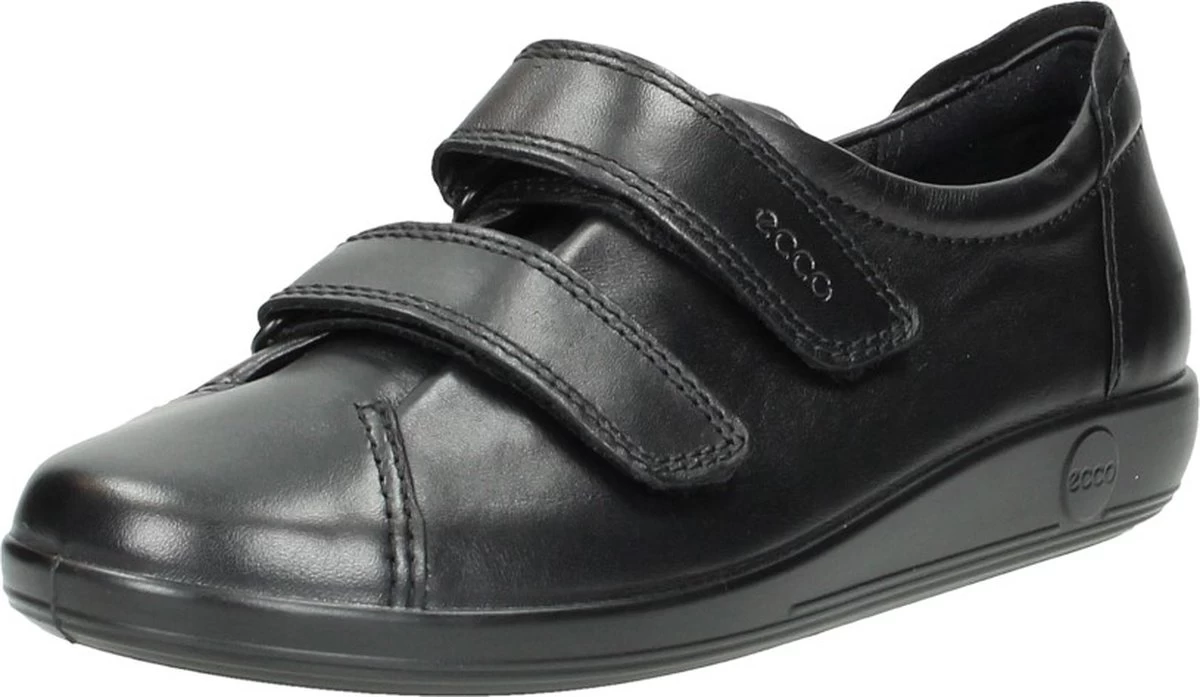 ECCO Soft 2.0 Dames Klittenbandschoen - Zwart - Maat 40 4 ECCO Soft 2.0 Dames Klittenbandschoen - Zwart - Maat 40 - Afbeelding 4