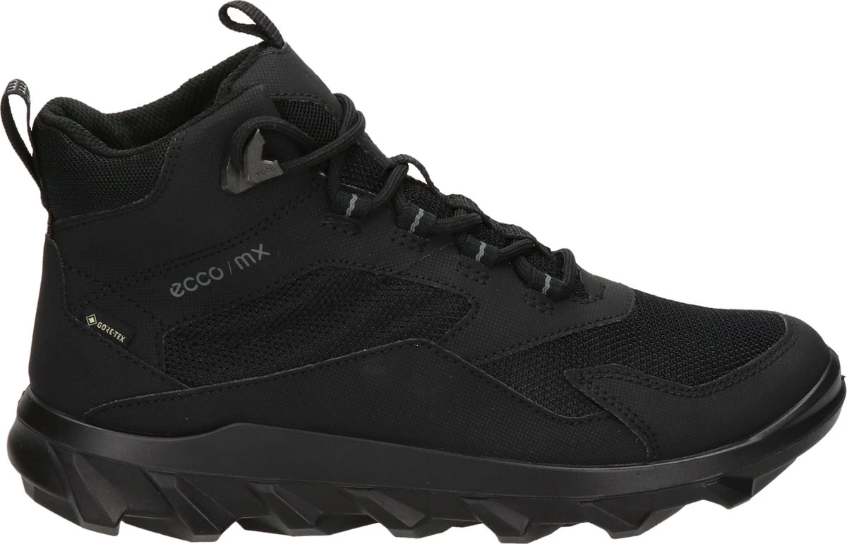 Ecco MX W Veterschoenen Zwart Textiel - Dames - Maat 38 1 Ecco MX W Veterschoenen Zwart Textiel - Dames - Maat 38