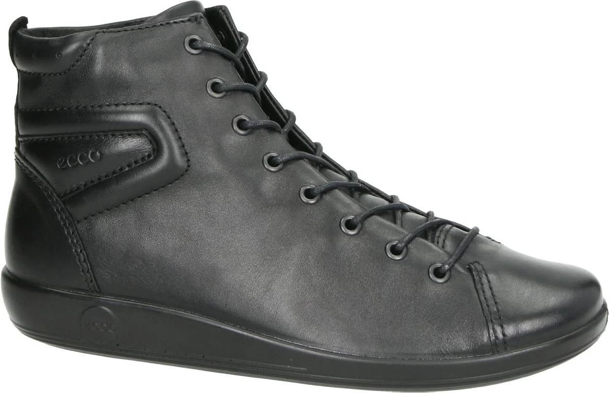 ECCO SOFT 2.0 Dames Veterboot - Zwart - Maat 39 9 ECCO SOFT 2.0 Dames Veterboot - Zwart - Maat 39 - Afbeelding 9