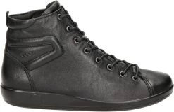 ECCO SOFT 2.0 Dames Veterboot - Zwart - Maat 38