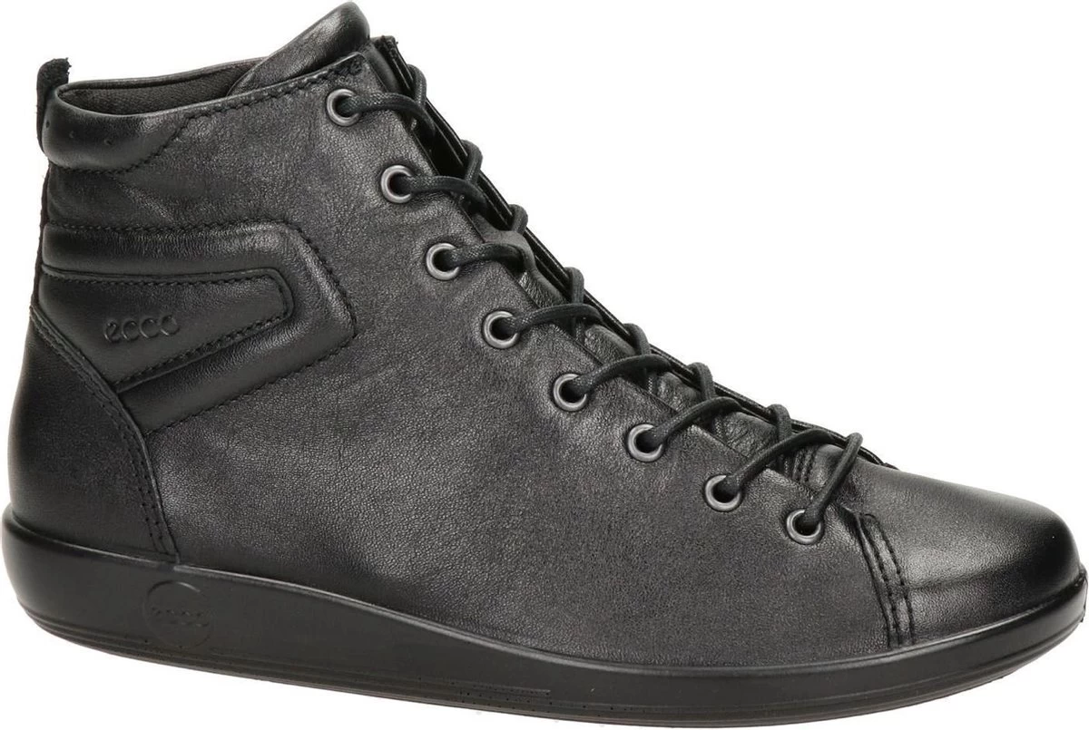 ECCO SOFT 2.0 Dames Veterboot - Zwart - Maat 39 4 ECCO SOFT 2.0 Dames Veterboot - Zwart - Maat 39 - Afbeelding 4