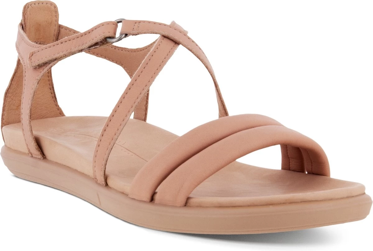 ECCO Simpil Leren Dames Sandalen - Beige - Maat 38 6 ECCO Simpil Leren Dames Sandalen - Beige - Maat 38 - Afbeelding 6