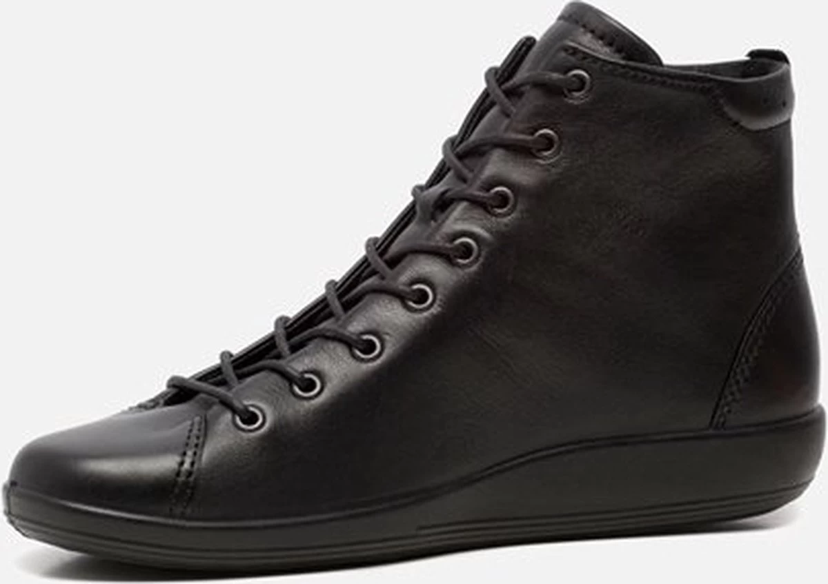 ECCO SOFT 2.0 Dames Veterboot - Zwart - Maat 39 5 ECCO SOFT 2.0 Dames Veterboot - Zwart - Maat 39 - Afbeelding 5