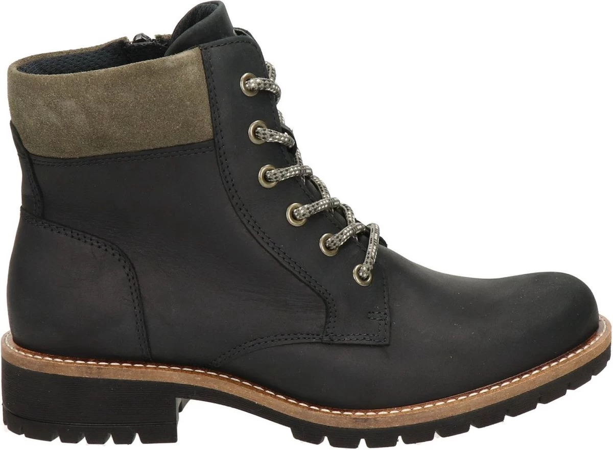Ecco Elaina Dames Veterboot - Zwart - Maat 40 1 Ecco Elaina Dames Veterboot - Zwart - Maat 40