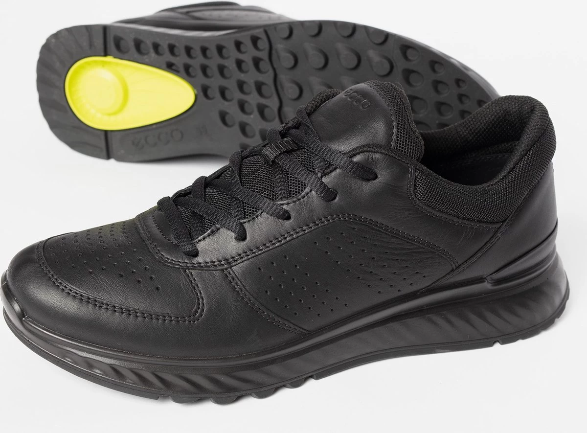 ECCO Exostride Dames Sneakers - Zwart - Maat 37 4 ECCO Exostride Dames Sneakers - Zwart - Maat 37 - Afbeelding 4