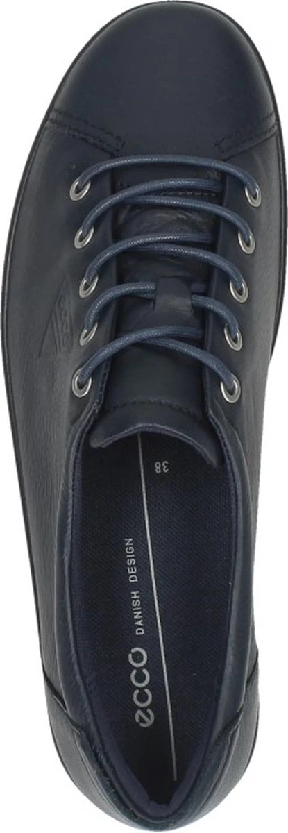 ECCO Soft Classic Leren Dames Veterschoenen - Blauw - Maat 39 - Echt Leer - Uitneembare Zool 5 ECCO Soft Classic Leren Dames Veterschoenen - Blauw - Maat 39 - Echt Leer - Uitneembare Zool - Afbeelding 5