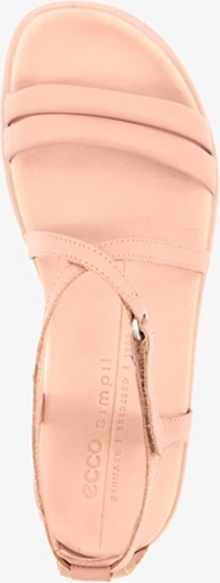 ECCO Simpil Leren Dames Sandalen - Beige - Maat 38 3 ECCO Simpil Leren Dames Sandalen - Beige - Maat 38 - Afbeelding 3
