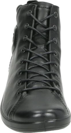 ECCO SOFT 2.0 Dames Veterboot - Zwart - Maat 41 -ECCO Schoenenhemel 642x1200