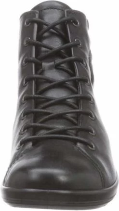 ECCO SOFT 2.0 Dames Veterboot - Zwart - Maat 38 -ECCO Schoenenhemel 681x1200