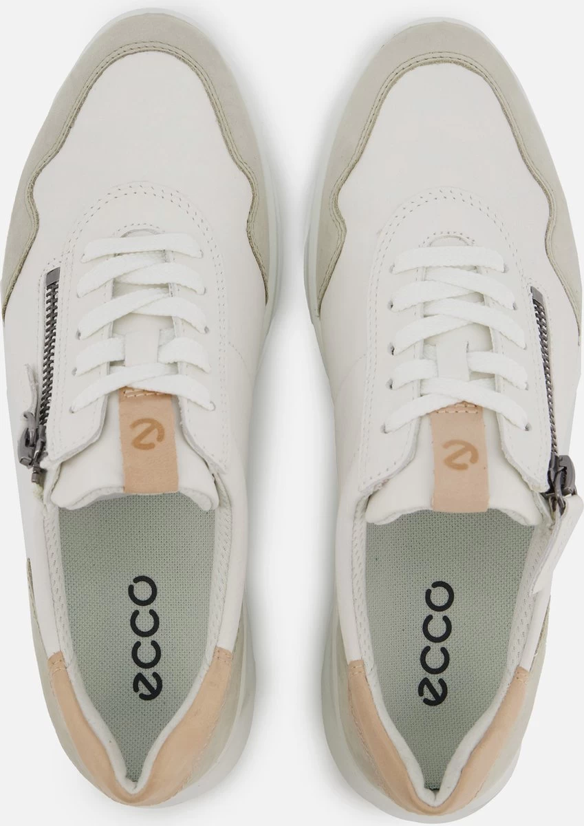 Ecco Flexure Runner W Sneakes Wit Leer - Dames - Maat 38 17 Ecco Flexure Runner W Sneakes Wit Leer - Dames - Maat 38 - Afbeelding 17